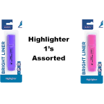 Marlin Bright Liner Highlighter  - Assorted 1's